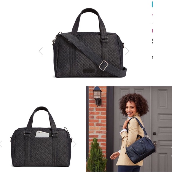 vera bradley iconic 100 satchel